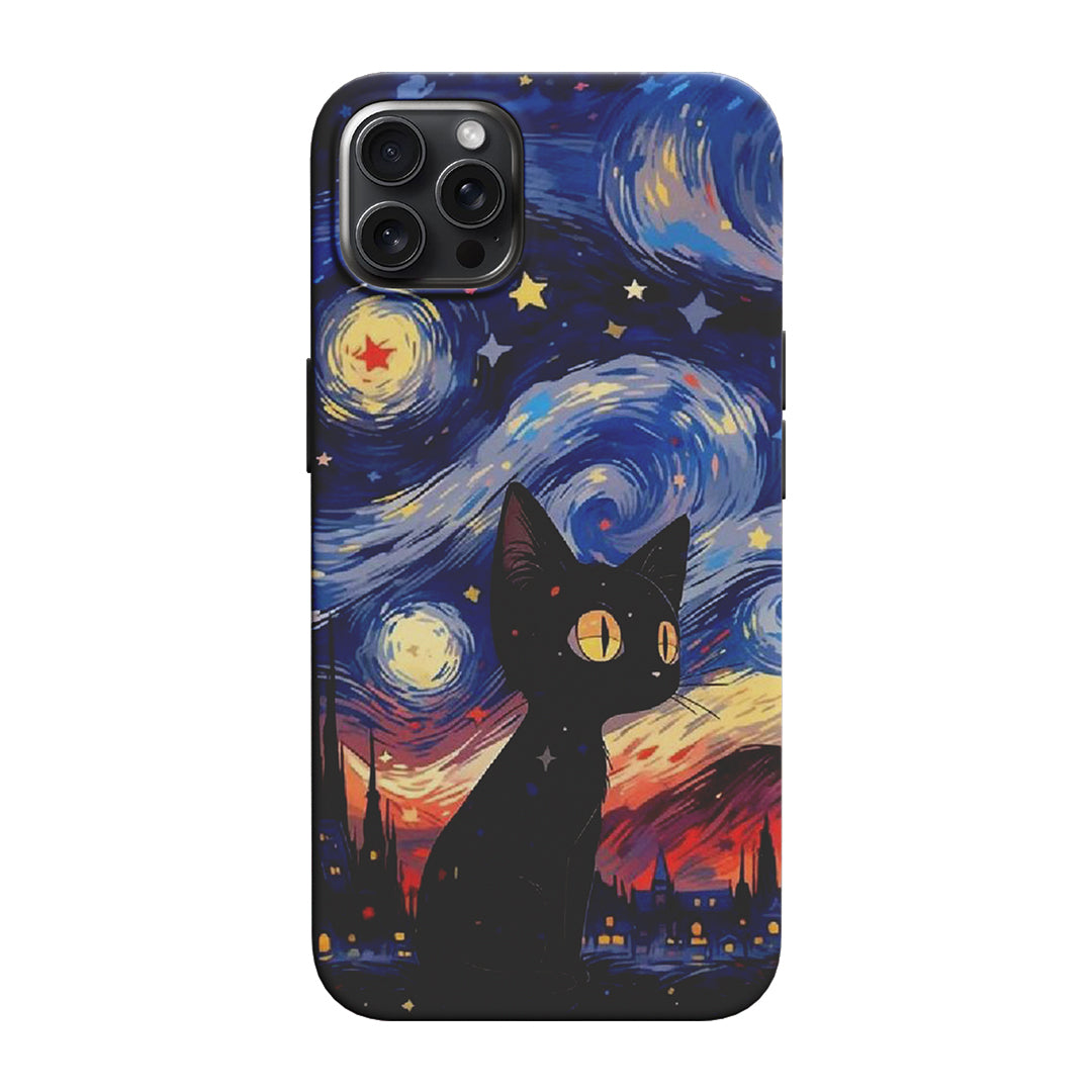 Starry whiskers Hard Phone case