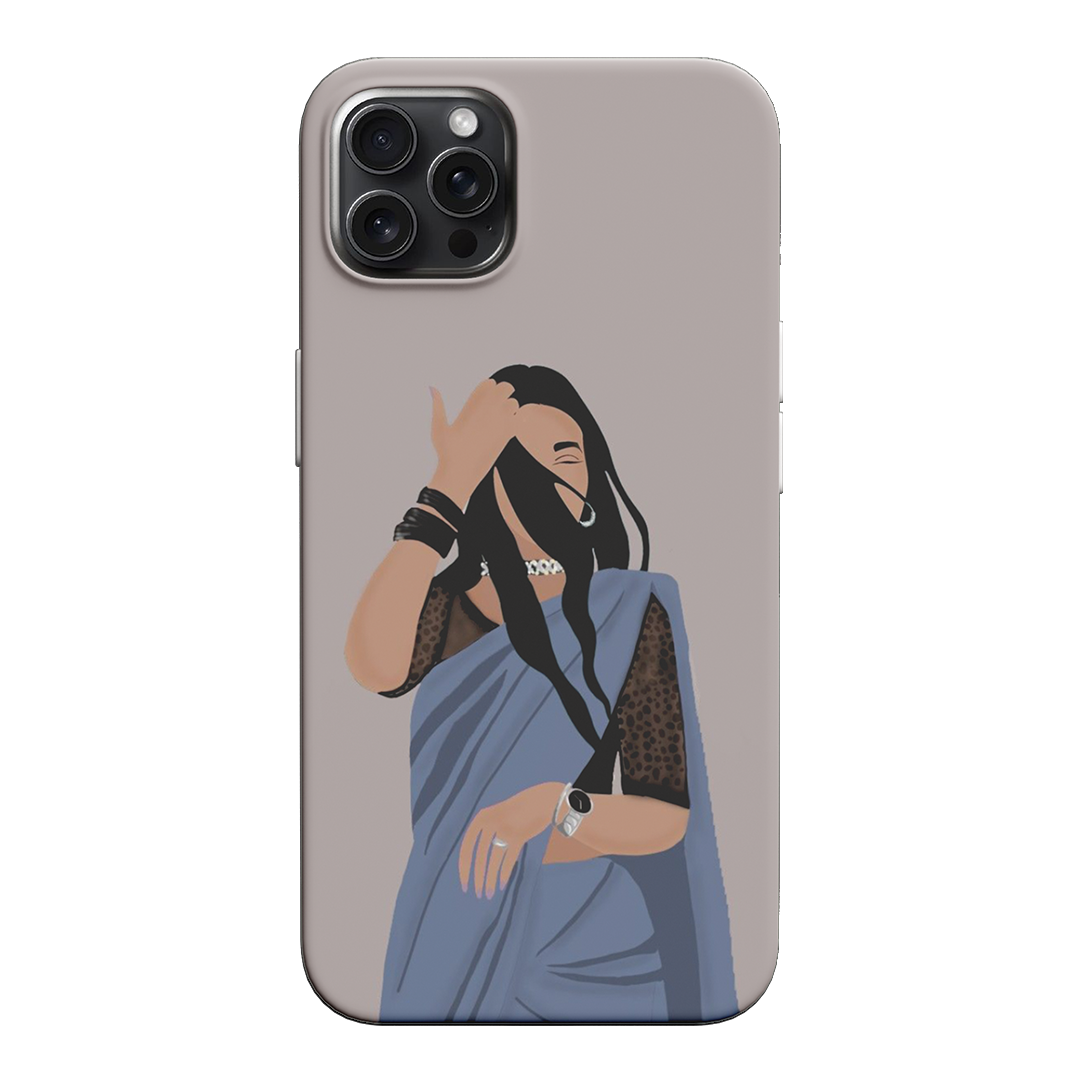 Girl illustrator Hard Phone case