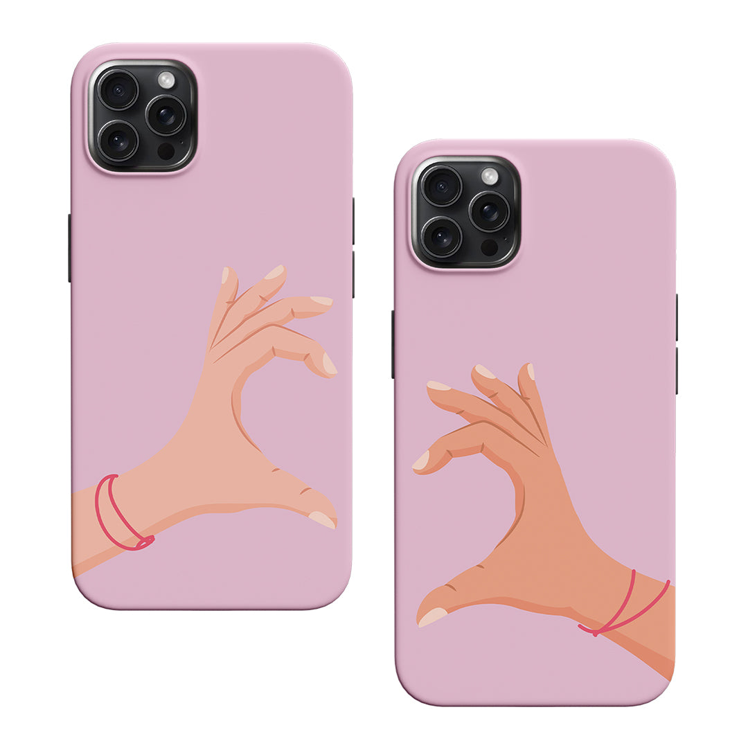 Love Hand Couple Hard Phone case