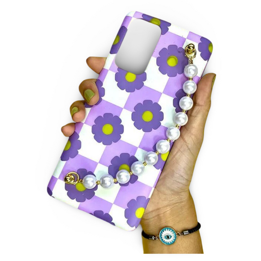 Purple Flower Chain Phone Cover
