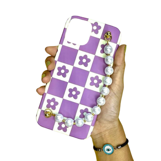 LilaCheck Daisy Pearl Chain Phone Cover